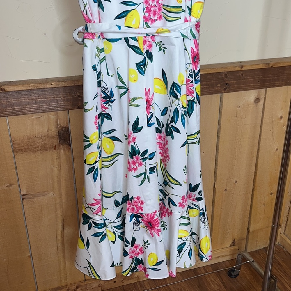 RSVP by Talbots Lively Lemon Dress size 12 - Picture 7 of 11